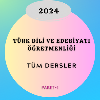 2024 Türk Dili ve Edebiyatı ÖABT Cumhuriyet - 1(Kitap ve Rehberlik Hediyeli Paket 1)