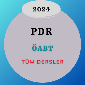 2024 - P.D. ve Rehberlik Tüm Dersler Cumhuriyet -1 (Kitap ve Rehberlik Hediyeli - Paket 1 Akşam Grubu)