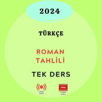 2024-TÜRKÇE ÖABT- ROMAN TAHLİLİ