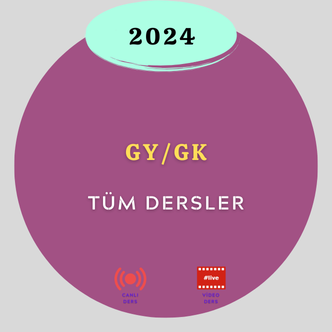 2024 - KPSS - Genel Kültür - Genel Yetenek