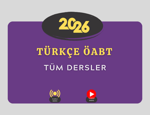 2026 Türkçe ÖABT Tüm Dersler (Kitap ve Rehberlik Hediyeli)