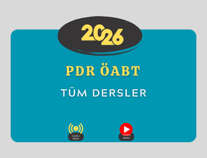 2026 PDR ÖABT Tüm Dersler (Kitap Hediyeli)