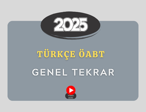 2025-TÜRKÇE ÖABT GENEL TEKRAR