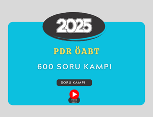 2025-PDR ÖABT 600 SORU KAMPI