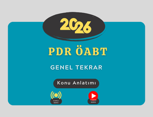 2026-PDR ÖABT GENEL TEKRAR KAMPI