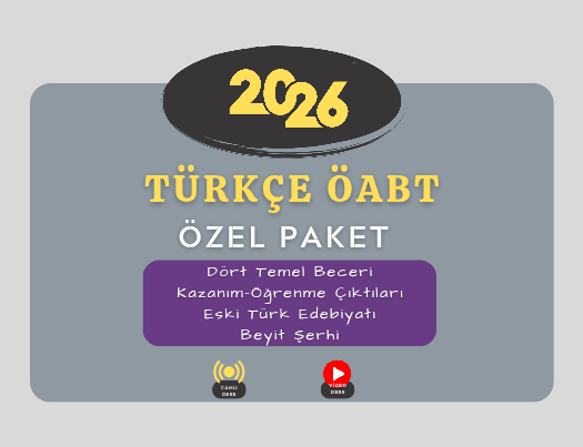 2026-TÜRKÇE ÖABT ÖZEL PAKET