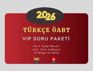 2026-TÜRKÇE ÖABT VIP SORU PAKETİ