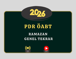 2026-PDR ÖABT- RAMAZAN GENEL TEKRAR