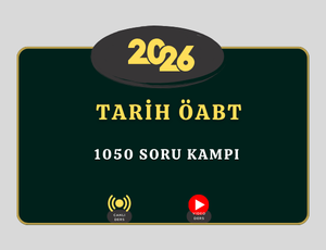 2026-Tarih ÖABT 1050 Soru Kampı