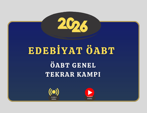 2026-EDEBİYAT ÖABT GENEL TEKRAR KAMPI