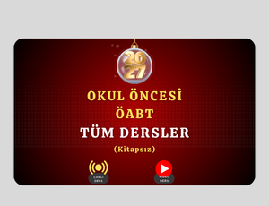 2027-Okul Öncesi ÖABT Tüm Dersler (Kitapsız)