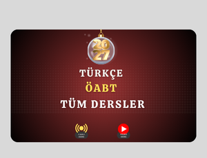2027 Türkçe ÖABT Tüm Dersler (Kitaplı / Kitapsız)