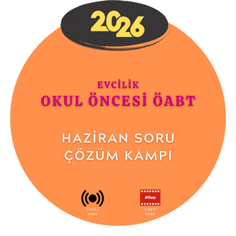 2026-OKUL ÖNCESİ ÖABT HAZİRAN SORU ÇÖZÜM KAMPI