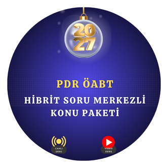 2027-PDR ÖABT HİBRİT SORU MERKEZLİ KONU PAKETİ